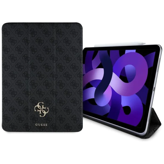 Калъф за таблет iPad Air 13 (2024) / Air 13 (2025) – Guess Magnetic 4G Big Logo (GUFC13RM24PS4SGK) – Черен