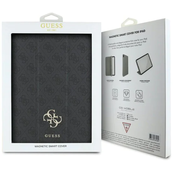 Калъф за iPad Pro 13 (2024) - Guess Magnetic 4G Big Logo (GUFC13PM24PS4S4SGK) - Черен