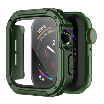 Протектор за Apple Watch 1 / 2 / 3 (38 мм) + Протектор - Lito Watch Armor 360 - зелен