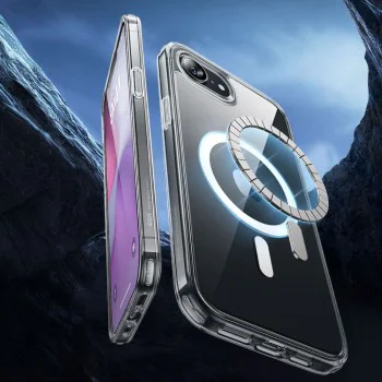 ESR - Класически хибриден HaloLock - iPhone 16e - Прозрачен