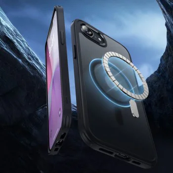 ESR - Класически хибриден HaloLock - iPhone 16e - матирано черно