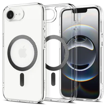 Spigen - Ultra Hybrid MagSafe - iPhone 16e - въглеродни влакна