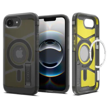 Spigen - Tough Armor MagSafe - iPhone 16e - Frost Black