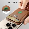 Портфейл за телефон с функция за стойка за бюро - ESR (2K64402) - карамелено кафяв