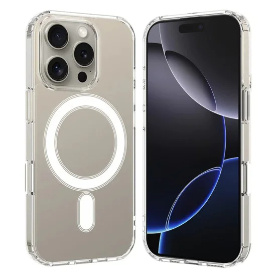 Калъф за iPhone 16 Pro Max - MagSafe Pro - Прозрачен