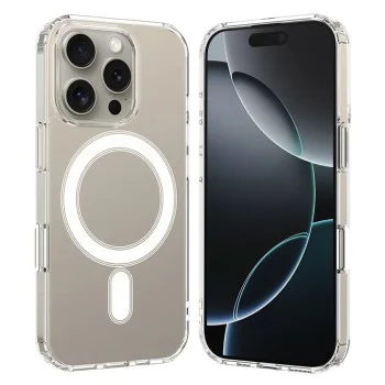 Калъф за iPhone 16 Pro - MagSafe Pro - Прозрачен