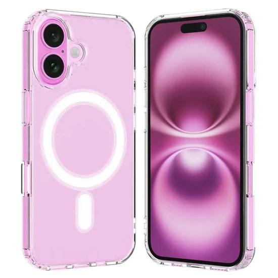 Калъф за iPhone 16 Plus - MagSafe Pro - Прозрачен