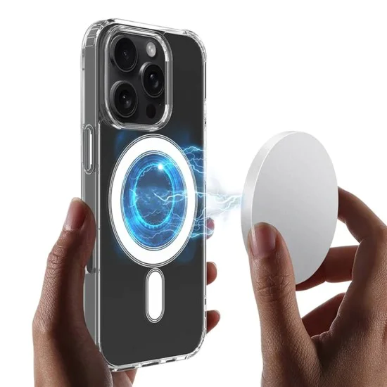 Калъф за iPhone 16 - MagSafe Pro - Прозрачен