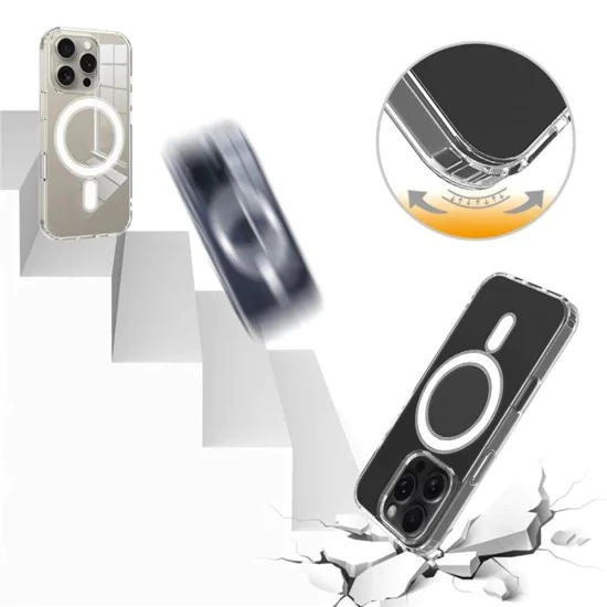 Калъф за iPhone 16 - MagSafe Pro - Прозрачен