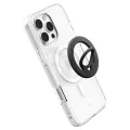 Аксесоар – Spigen Phone Ring Dual Pop MagSafe, с гъвкава дръжка за пръсти, двоен магнит, силикон – черен