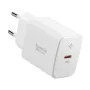 Зарядно устройство – Spigen Wall Charger Essential (EE201EU), Type-C, GaN, Fast Charging, PD20W, Quantum Boost – Бяло