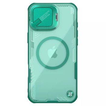 Калъф за iPhone 16 Plus - Nillkin Iceblade Prop Magnetic (без Camera Cutout) - Зелен
