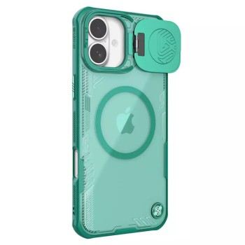 Калъф за iPhone 16 Plus - Nillkin Iceblade Prop Magnetic (без Camera Cutout) - Зелен