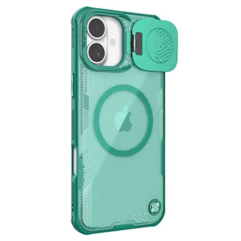 Калъф за iPhone 16 Plus - Nillkin Iceblade Prop Magnetic (без Camera Cutout) - Зелен