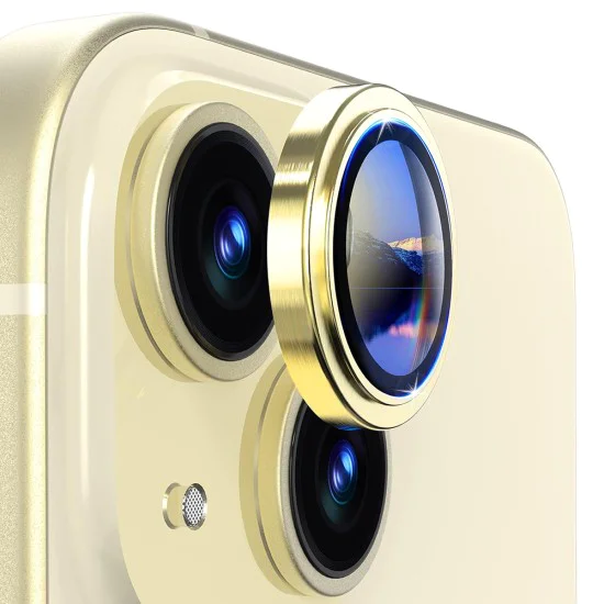 Протектор за iPhone 14 / iPhone 14 Plus - Lito S+ Camera Glass Protector - Жълт