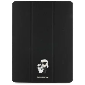 Калъф за iPad Air 13 (2024) - Karl Lagerfeld Saffiano Magnetic Saffiano Karl &Choupette (KLFC13RM24SAKCK) - Черен