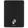 Калъф за iPad Pro 13 (2024) - Karl Lagerfeld Saffiano Magnetic Saffiano Karl &Choupette (KLFC13PM24SAKCK) - Черен