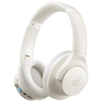 Безжични слушалки A3005G21 – Anker SoundCore Life Q11, True Wireless, Bluetooth, Over-Ear, Hi-Res, BassUp – бели
