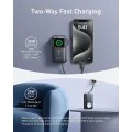 Power Bank A1657H11 – Anker MagGo, за Apple Watch, 10000mAh, бързо зареждане, Qi2 35W – черен