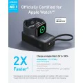 Power Bank A1657H11 – Anker MagGo, за Apple Watch, 10000mAh, бързо зареждане, Qi2 35W – черен