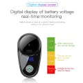 Bluetooth предавател за кола, зарядно за кола - Baseus (CCHC000001) - черен