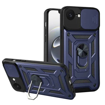 Калъф за iPhone 16e - Techsuit - CamShield Series - Син