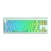 Havit - Геймърска клавиатура (KB896L) - USB-C, с RGB светлини, 71 клавиша, 1.2 м, 350mA, 5V - Зелена