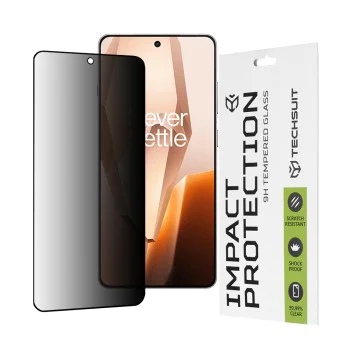 Techsuit - 111D Privacy Full Glue - OnePlus 13R - черен
