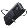 Baseus - Външна батерия Free2Pull (P10073700123-00) - с прибиращ се USB-C кабел, Type-C, дисплей, 20000mAh, 65W, 0.7 м - Черна