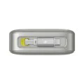 Baseus - Външна батерия Free2Pull (P10073700843-00) - с прибиращ се USB-C кабел, Type-C, дисплей, 20000mAh, 65W, 0.7 м - сива