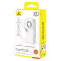 Baseus - Външна батерия Free2Pull (P10073700843-00) - с прибиращ се USB-C кабел, Type-C, дисплей, 20000mAh, 65W, 0.7 м - сива