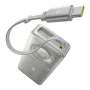 Baseus - Външна батерия Free2Pull (P10073701843-00) - с прибиращ се USB-C кабел, Type-C, дисплей, 10000mAh, 30W, 0.7 м - сива