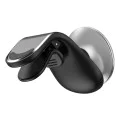 Techsuit - Стойка за кола AirGrip (S8) - Водопадна форма, магнитна N52 сигурна ръкохватка, за вентилационен отвор, скоба за ръкохватка - черно / сребристо