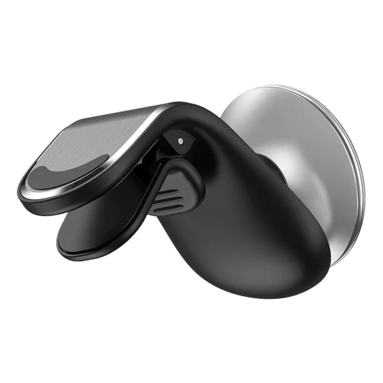 Techsuit - Стойка за кола AirGrip (S8) - Водопадна форма, магнитна N52 сигурна ръкохватка, за вентилационен отвор, скоба за ръкохватка - черно / сребристо