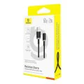 Baseus - Кабел за данни Dura Series (P10377802U01-02) - USB към Type-C, Бързо зареждане, 60W, 480Mbps, Найлон, 2 м - Златист / Черен