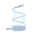 Baseus - Кабел за данни PicoGo (P10376800311-00) - Магнитен, Type-C към Type-C, 240W, Бързо зареждане, 480Mbps, Силиконов, 1 м - Син