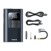 Baseus - Компресор за кола PrimeTrip VA1 (C11169001121-00) - Жичен и безжичен, с фенерче, 6000mAh, Външна батерия, 75W - Черен