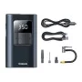 Baseus - Компресор за кола PrimeTrip VA1 (C11169001121-00) - Жичен и безжичен, с фенерче, 6000mAh, Външна батерия, 75W - Черен