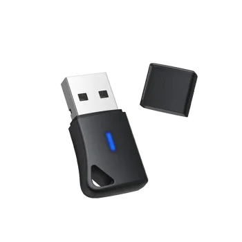 Baseus - Безжичен адаптер Encok BA04+ (A10082600121-00) - за Windows, Bluetooth 5.4, Plug&Play, Ултра ниска латентност - Черен