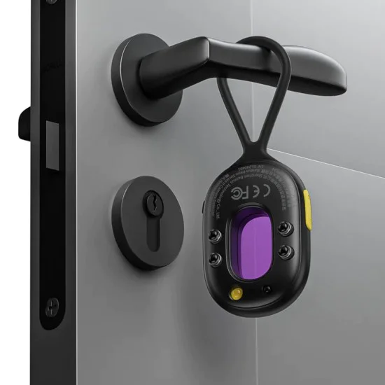 Baseus - Детектор за камера Heyo II (L60476900111-00) - с инфрачервен лъч, голям филтър, 3D сензорен чип, фенерче - черен