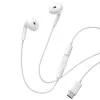Слушалки – Baseus Encok CZ19 – Type-C, 13 мм драйвери, 60° полу-in-ear, всепосочен микрофон – Бял