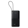 Baseus - Power Bank Bipow 2 (P10077101113-00) - с вграден USB-C кабел, Type-C, USB, Smart Display, 10000mAh, 20W - Черен