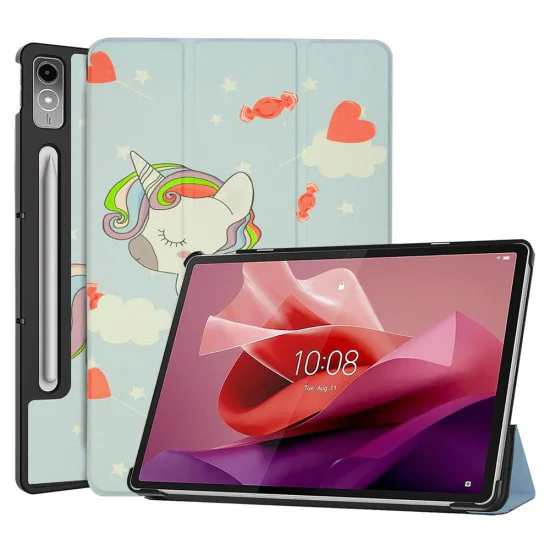 Techsuit - FoldPro - Lenovo Tab P12 - Еднорог