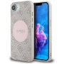 Калъф за iPhone 16e - Guess - 4G Circle Classic Logo MagSafe (GUHMPSE4P4PGRSGP) - Розов