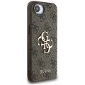 Калъф за iPhone 16e - Guess - Hardcase 4G Big Logo (GUHCPSE44GMGBR) - Кафяв