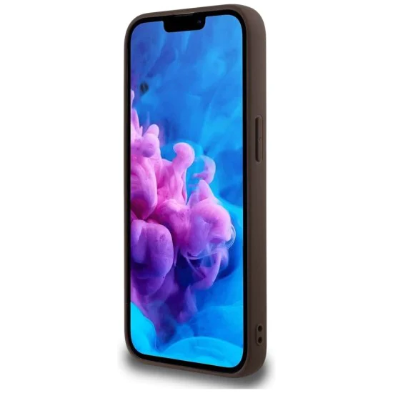 Калъф за iPhone 16e - Guess - Hardcase 4G Big Logo (GUHCPSE44GMGBR) - Кафяв