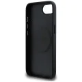 Калъф за iPhone 16e - Guess - Grained Gold Ring MagSafe (GUHMPSE4PGHSMMK) - Черен