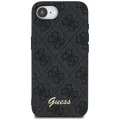 Калъф за iPhone 16e - Guess - Hardcase 4G Script Logo (GUHMPSE4HG4SHK) - Черен