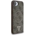 Калъф за iPhone 16e - Guess - 4G Ring Triangle Logo MagSafe (GUHMPSE4P4TDPW) - Кафяв