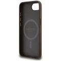 Калъф за iPhone 16e - Guess - 4G Ring Triangle Logo MagSafe (GUHMPSE4P4TDPW) - Кафяв